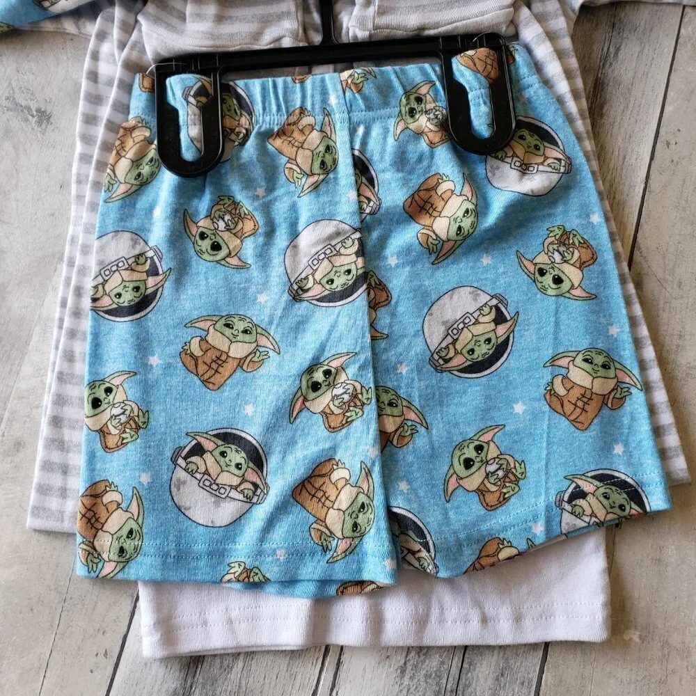 NWT - Star Wars Kids' 4-piece Cotton Pajamas - Size 6
